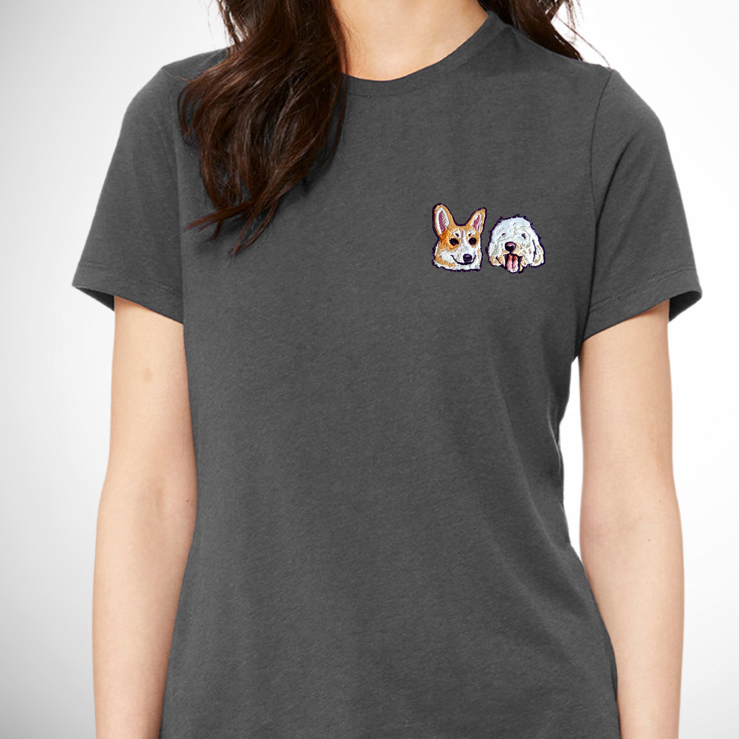 Pet Embroidered T-Shirt (Woman)