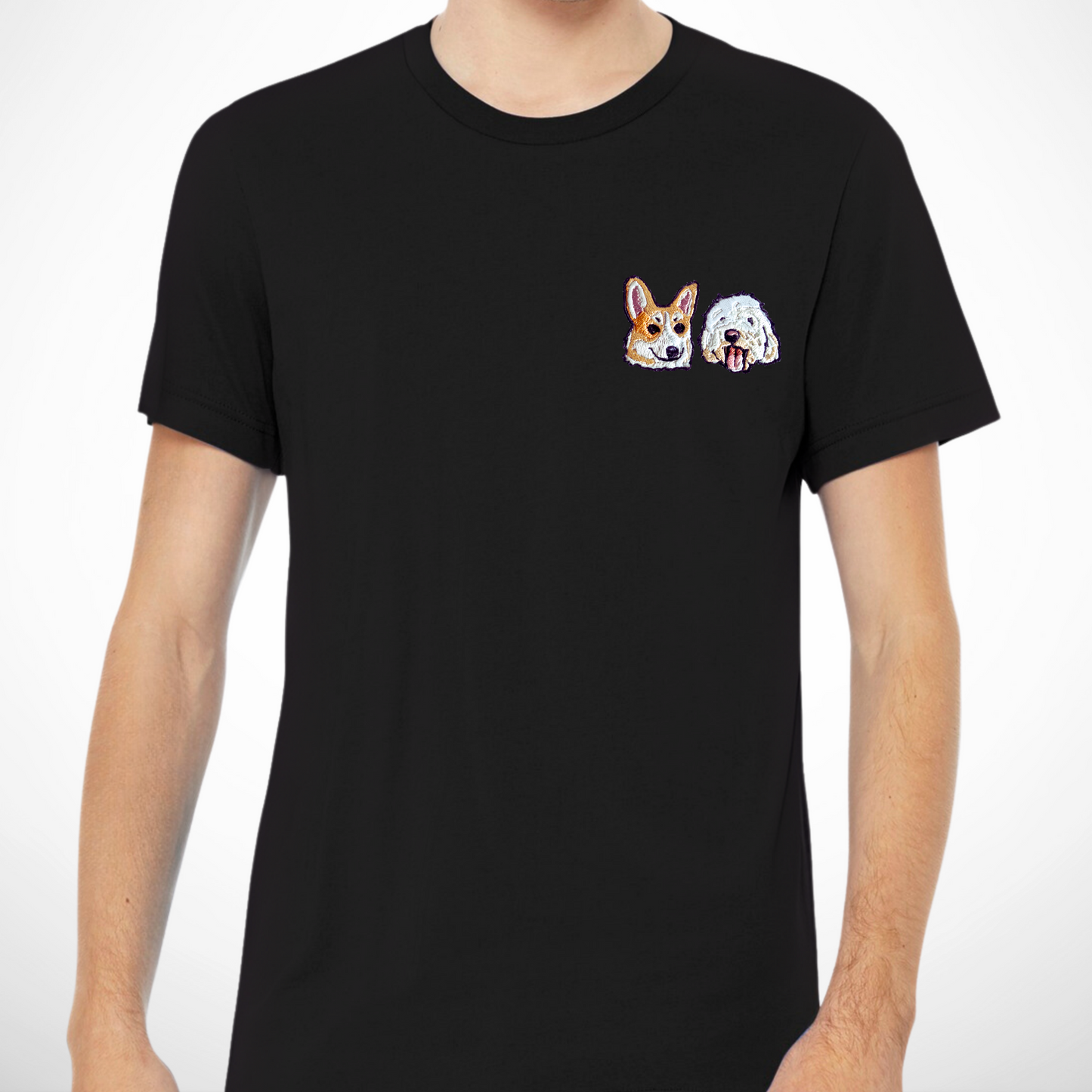 Pet Embroidered T-Shirt (Man)