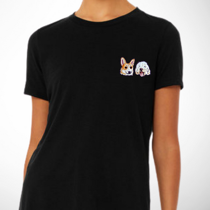 Pet Embroidered T-Shirt (Woman)
