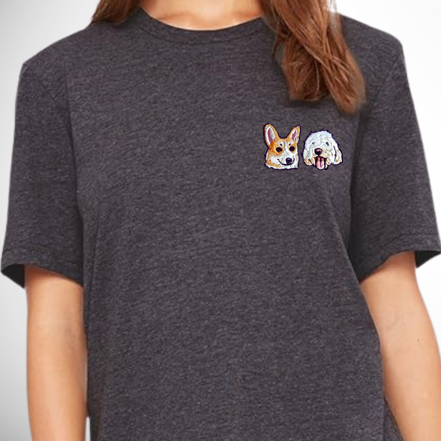Pet Embroidered T-Shirt (Woman)