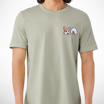 Pet Embroidered T-Shirt (Man)