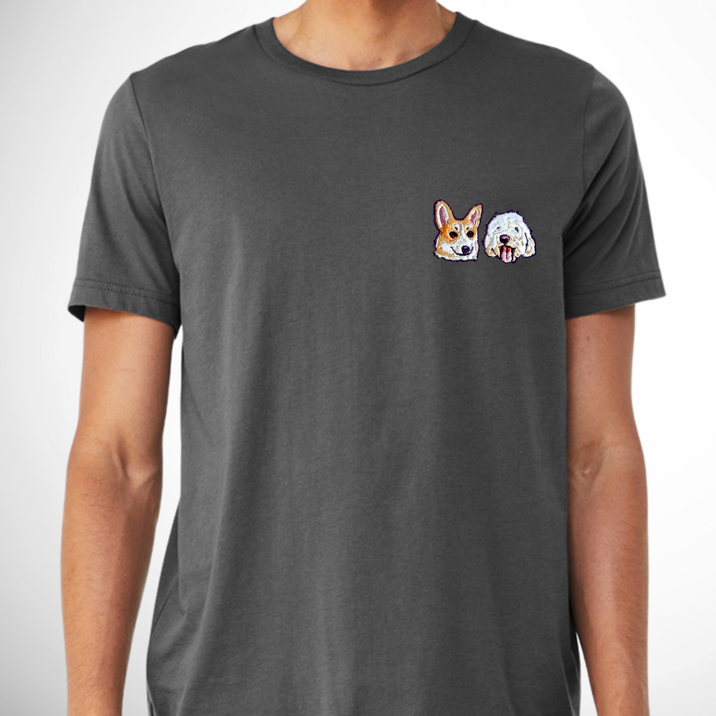 Pet Embroidered T-Shirt (Man)