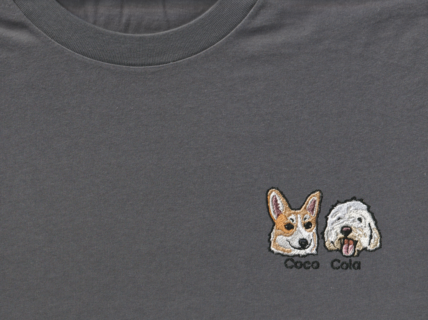 Pet Embroidered T-Shirt (Woman)