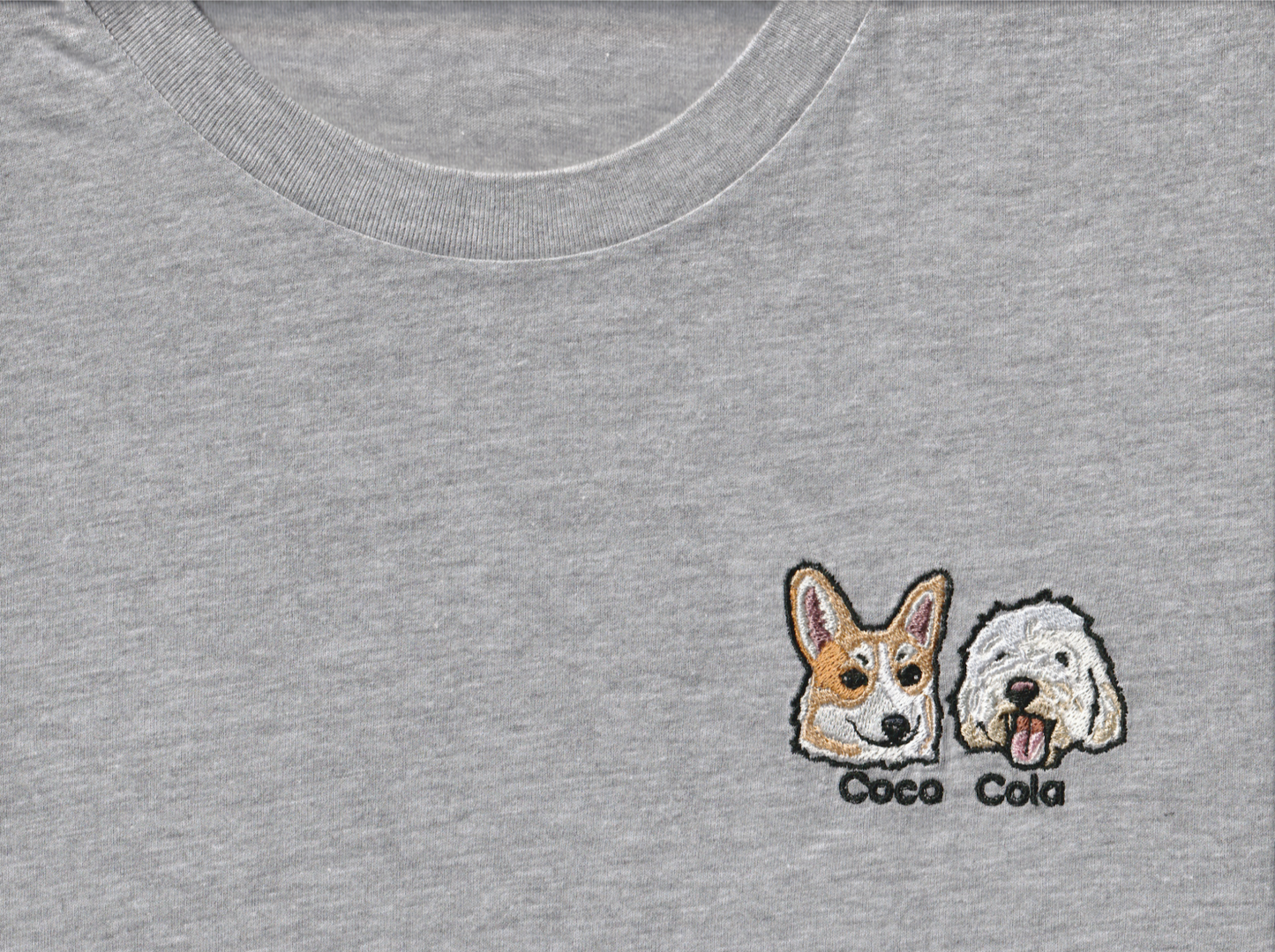 Pet Embroidered T-Shirt (Woman)