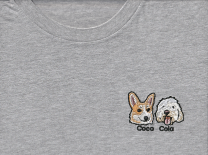 Pet Embroidered T-Shirt (Woman)
